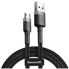 / Кабель Baseus Cafule Cable USB For Micro 2.4A 1m Gray+Black new