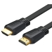 Кабель HDMI/HDMI 3 м UGREEN ED015 Flat Cable чорний