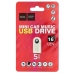 Флеш пам'ять USB 16 GB Hoco UD9 Insightful Smart USB 2.0 сріблястий Флеш пам'ять USB 16 GB Hoco UD9 Insightful Smart USB 2.0 сріблястий