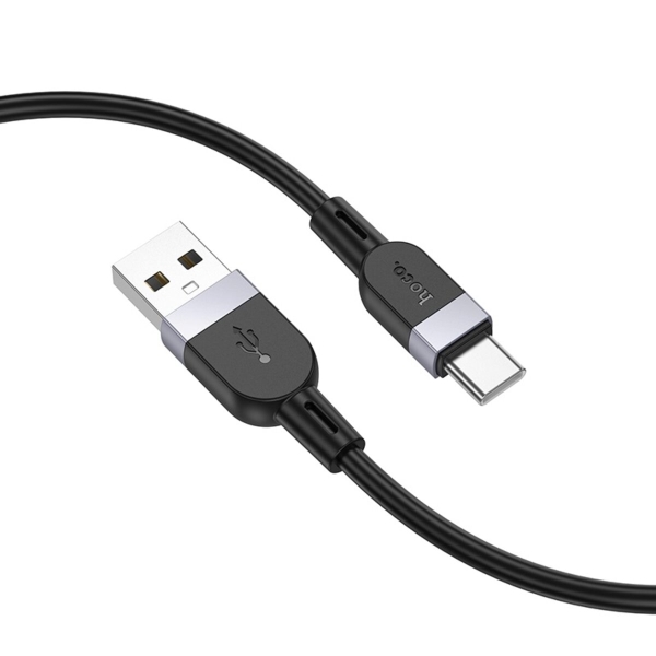 Кабель USB/Type-C 1 м Hoco X109 Energy 3 А чорний