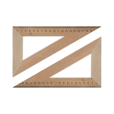 / Трикутник дерев'яний 22см 60х90х30,