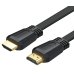 Кабель HDMI/HDMI 3 м UGREEN ED015 Flat Cable чорний