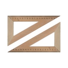 / Трикутник дерев'яний 22см 60х90х30,