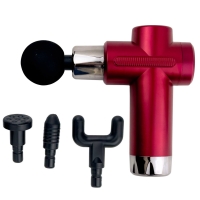 Масажер портативний Fascial Gun RF-723X перкусійний червоний