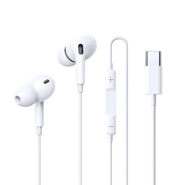Навушники дротові REMAX Wired Earphones for Music and Call RM-575/a/i (Type-C) White new