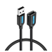 Кабель подовжувач USB/USB 2 м Vention Extension Cable 2 А чорний