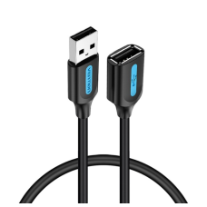 Кабель подовжувач USB/USB 2 м Vention Extension Cable 2 А чорний