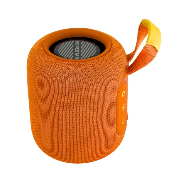 Колонка портативна HOPESTAR H56 Bluetooth LED помаранчевий