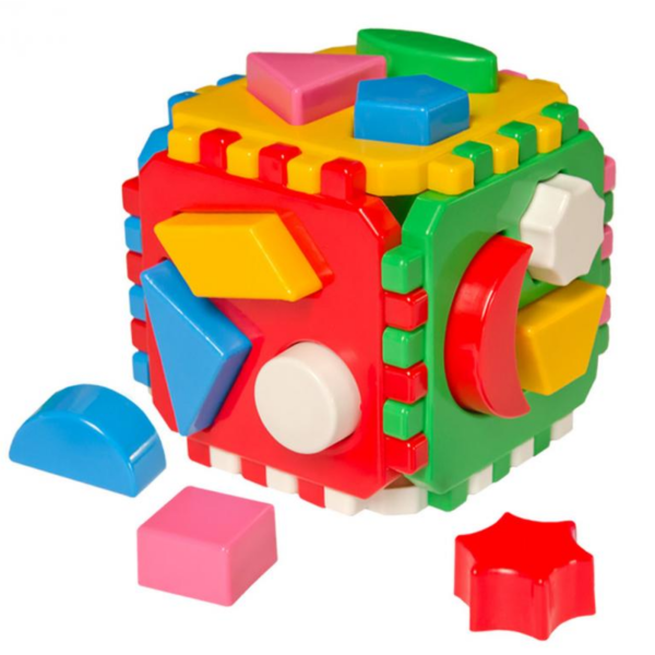 Ігровий набір сортер Куб Technok Toys 0458 пластик 18 фігур різнобарвний