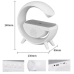 Колонка портативна Smart BT2301 бездротова зарядка Bluetooth LED білий