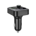 FM-трансмітер модулятор Hoco E85 Tiger Bluetooth USB+Type-C з дисплеєм чорний