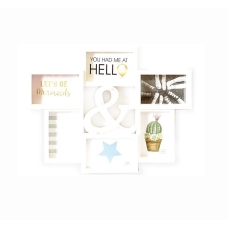 / Фоторамка сімейна на 6 фото, з LED нічником 38*49см