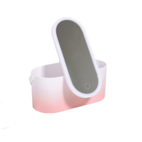 Органайзер для косметики з дзеркалом від USB "Кошик" з підсвічуванням Cosmetic Mirror 907-51 new