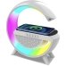 Колонка портативна Smart BT2301 бездротова зарядка Bluetooth LED білий Колонка портативна Smart BT2301 бездротова зарядка Bluetooth LED білий