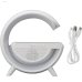 Колонка портативна Smart BT2301 бездротова зарядка Bluetooth LED білий Колонка портативна Smart BT2301 бездротова зарядка Bluetooth LED білий