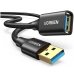 Кабель подовжувач USB/USB 3 м UGREEN US129 чорний