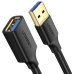 Кабель подовжувач USB/USB 3 м UGREEN US129 чорний