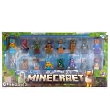 Ігровий набір 16в1 Minecraft 2913 з аксесуарами