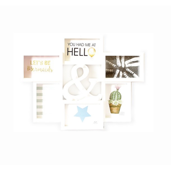 / Фоторамка сімейна на 6 фото, з LED нічником 38*49см