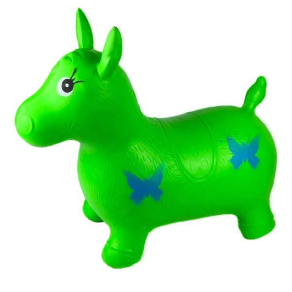 Іграшка-стрибунець Віслюк ПВХ 55 см зелений