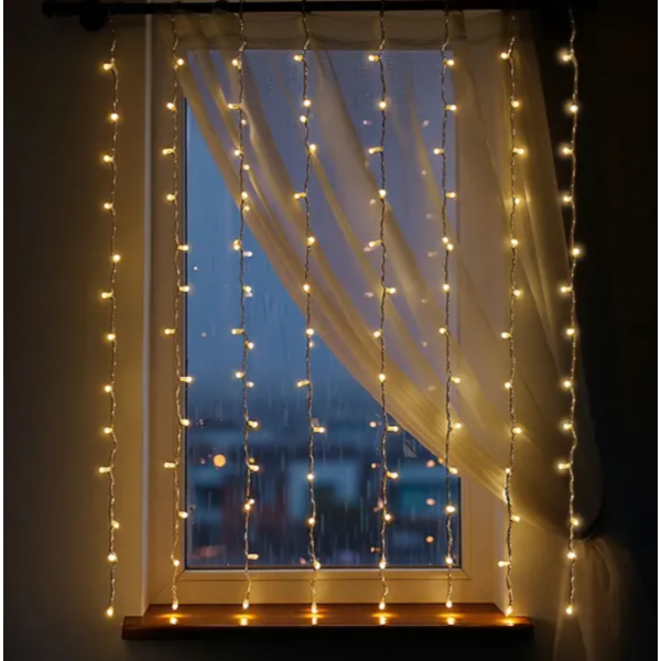 Гірлянда Штора 80 LED 2х2 м, жовтий new
