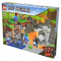 Конструктор Minecraft 65008-1 My World Шахта з монстрами 400 деталей new