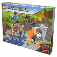 Конструктор Minecraft 65008-1 My World Шахта з монстрами 400 деталей new
