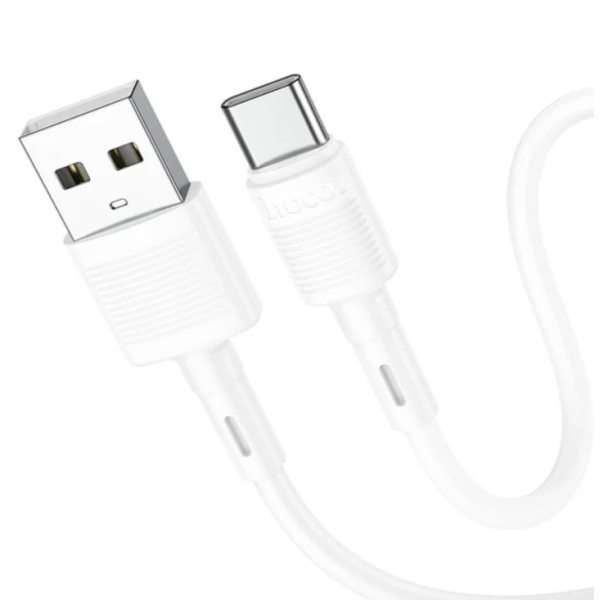 Кабель USB/Type-C 1 м Hoco X83 3 A білий