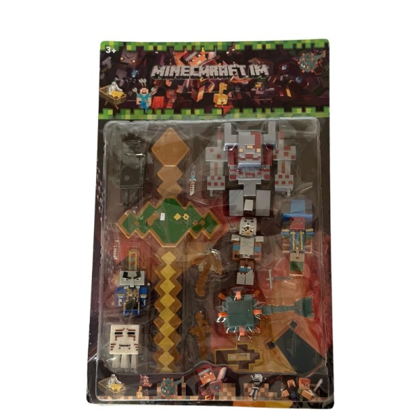 Ігровий набір 8в1 Minecraft 0571 з мечем