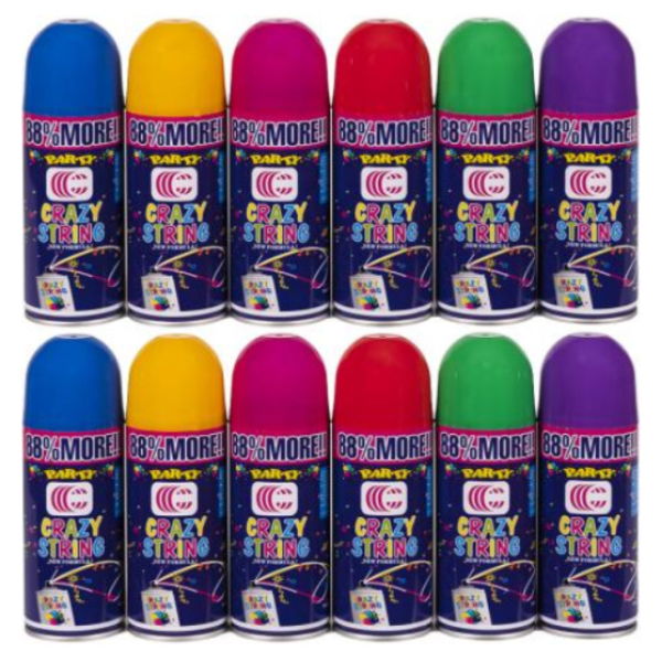 Серпантин кольоровий у балоні 13-38 new