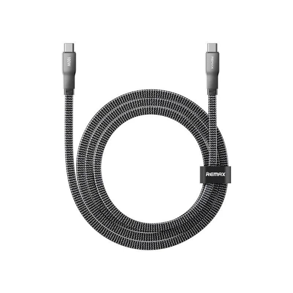 Кабель REMAX Pisces Series Zinc Alloy Braided Data Cable CB37 1.2M (C-C) 100W new