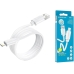 Кабель USB/Apple Lightning 1 м BOROFONE BX55 2.4 А білий Кабель USB/Apple Lightning 1 м BOROFONE BX55 2.4 А білий