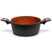 Каструля антипригарне покриття Hölmer CR-1342-SBMCL Carrot з кришкою 4.2 л чорний