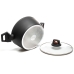 Каструля антипригарне покриття Hölmer CR-1342-SBMCL Carrot з кришкою 4.2 л чорний