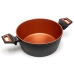 Каструля антипригарне покриття Hölmer CR-1342-SBMCL Carrot з кришкою 4.2 л чорний