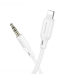 Аудiокабель Apple Lightning/3.5 мм AUX 1 м BOROFONE BL18 білий