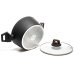 Каструля антипригарне покриття Hölmer CR-1342-SBMCL Carrot з кришкою 4.2 л чорний