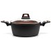Каструля антипригарне покриття Hölmer CR-1342-SBMCL Carrot з кришкою 4.2 л чорний