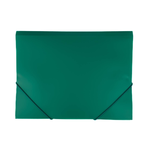 Папка-бокс на гумках А4 BUROMAX 3911-04 пластик зелений