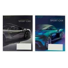 Зошит 12 аркушів клітинка # Школярик 2924 Sport Car