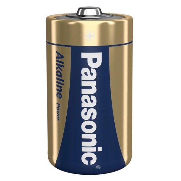 Батарейка циліндрична (бочонок) D Panasonic Alkaline LR20 лужна