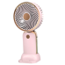 Вентилятор портативний Mini-Fan YM88152 діаметр 8 см з підставкою рожевий