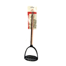 / Товкучка для картоплі нейлонова з ручкою кольору рожевого золота H = 32cm