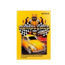 / Бумага цветная А4 10л неон Kite TF19-252 Transformers