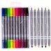 Фломастери 10 шт COLOR-IT 108-10 двосторонні Фломастери 10 шт COLOR-IT 108-10 двосторонні