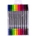 Фломастери 10 шт COLOR-IT 108-10 двосторонні Фломастери 10 шт COLOR-IT 108-10 двосторонні