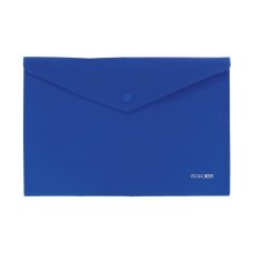 Папка на кнопці А4 Economix E31305-52 пластик синій