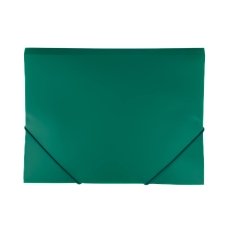 Папка-бокс на гумках А4 BUROMAX 3911-04 пластик зелений