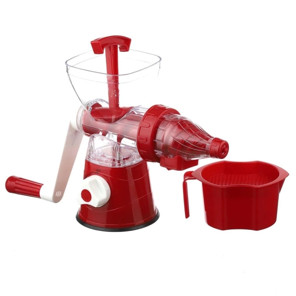 Соковижималка ручна пластикова RF-707 соковитискач для фруктів та овочів червоний