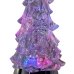 Нічник новорічний LED Ялинка HC-S043 USB від батарейок 12 х 12 х 35 см сріблястий